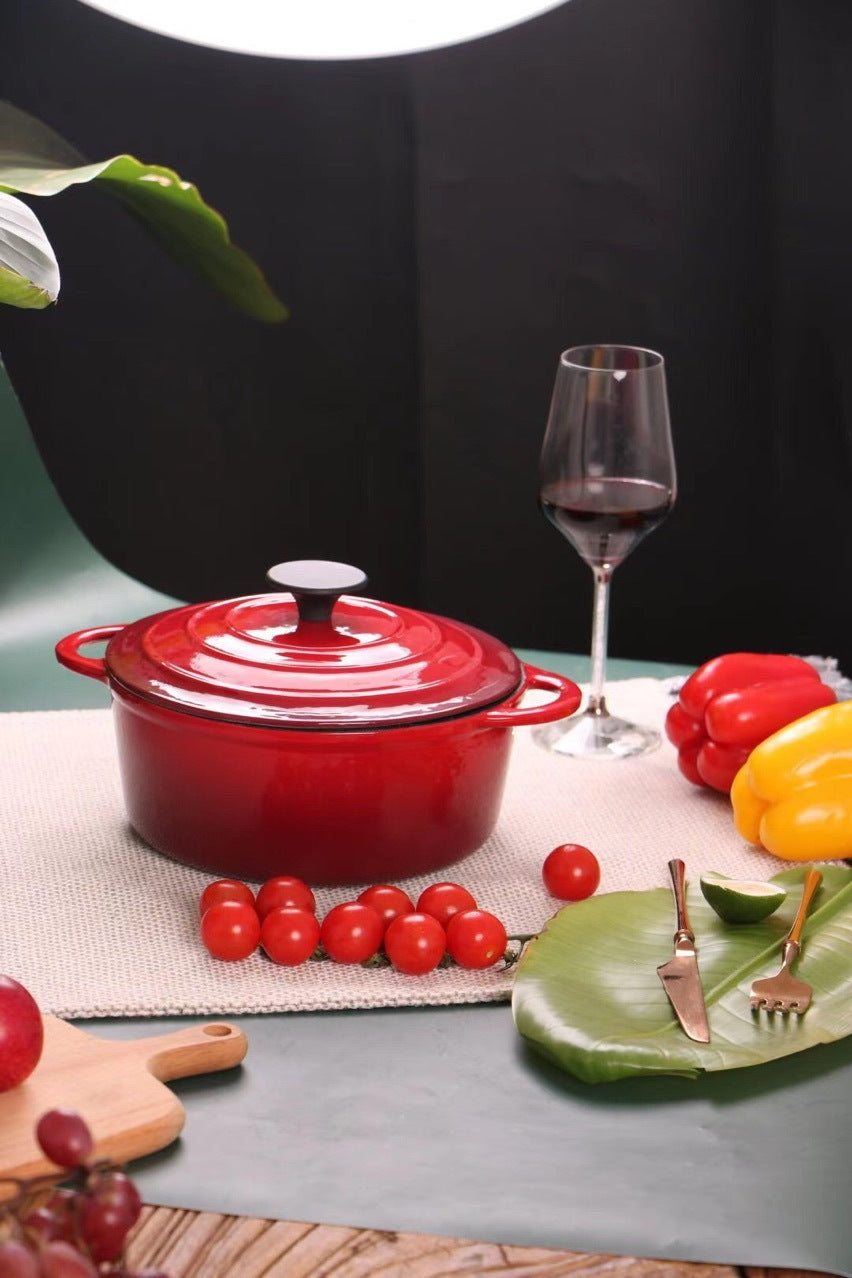 Discover the Perfect Cooking Companion: Enamel Cast Iron Stock Pot